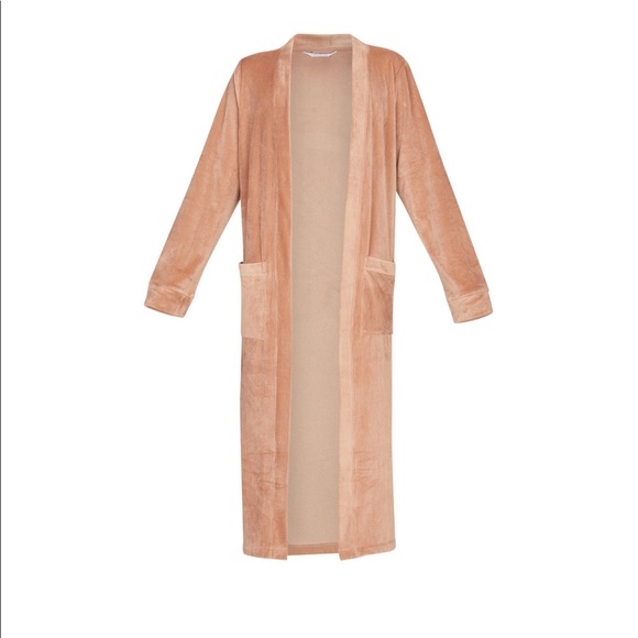 Sofia Vergara Velvet Robe, Tank Top and Wide Leg Pants Set - Picture 3 of 4